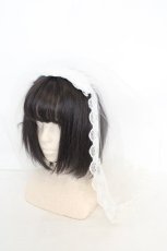 画像1: Morun x Muuna Stoik / 2重チュールレースベール  ホワイト O-26-07-31-053-LO-ZA-OW-OS (1)