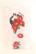 画像1: metamorphose / 椿爛漫〜ねこのかくれんぼ〜プリントオーバーニー  シロ O-26-07-31-073-ME-ZA-OW-OS (1)