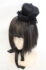 画像1: metamorphose / 王冠型ヘッドドレス  クロ O-26-07-31-010-ME-AC-OW-OS (1)