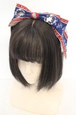 画像1: Royal Princess Alice / Fluffy Kittens・ねこ助コラボカチューシャ  ネイビー O-26-07-31-016-LO-AC-OW-OS (1)