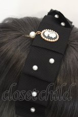 画像2: Royal Princess Alice / スミレの花園・tonoコラボ　リボンカチューシャ  クロ O-26-07-31-020-LO-AC-OW-OS (2)