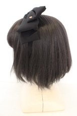 画像3: metamorphose / クラシカルリボンカチューシャ  クロ O-26-07-31-021-ME-AC-OW-OS (3)