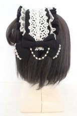画像3: metamorphose / Cinderellaカチューシャ  クロ×シロ O-26-07-31-022-ME-AC-OW-OS (3)