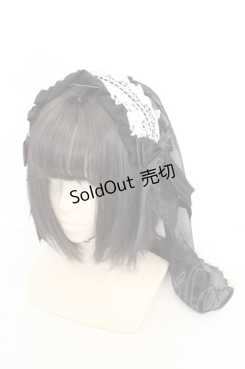 画像1: metamorphose / クラシカルシスターカチューシャ  クロ O-26-07-31-003-ME-AC-OW-OS (1)