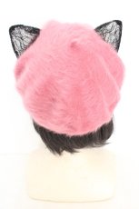 画像3: LOLITAその他 / 猫耳シャギーベレー  ピンク O-26-07-31-025-LO-AC-OW-OS (3)