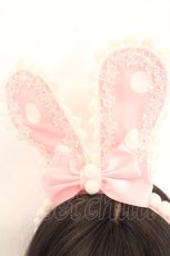 画像2: LOLITAその他 / うさ耳カチューシャ  ピンク O-26-07-31-030-LO-AC-OW-OS (2)