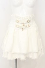 画像1: LIZ LISA / 2連リボンベルトスカパン 2 シロ O-26-08-01-001-LO-SK-OW-OS (1)