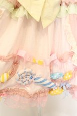 画像2: puppet night / Candy Partyジャンパースカート+ブラウスセット L ピンク O-26-08-01-033-LO-OP-OW-OS (2)