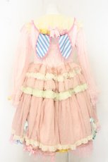 画像4: puppet night / Candy Partyジャンパースカート+ブラウスセット L ピンク O-26-08-01-033-LO-OP-OW-OS (4)