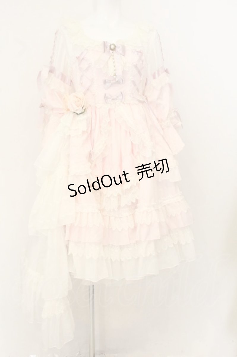 画像1: Sunny Tree / 姫袖ワンピース L ピンク O-26-08-01-035-LO-OP-OW-OS (1)