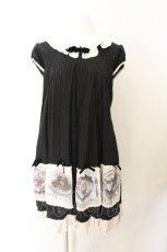 画像1: Moon Shadow / ドール柄ワンピース M クロ O-26-08-01-036-LO-OP-OW-OS (1)