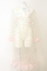 画像1: Nile Perch / リボン配色スターチュールワンピース   O-26-08-01-039-LO-OP-OW-OS (1)