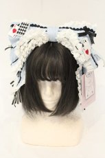 画像1: Hoshibako Works / Sweet Unbirthday　ビッグカチューシャ  サックス O-26-08-01-1001-LO-AC-OW-OS (1)