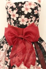 画像2: Royal Princess Alice / 絢爛桜姫ジャンパースカート  クロ系 O-26-08-01-1027-LO-OP-OW-OS (2)