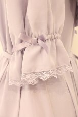 画像4: axes femme kawaii / プチリボンワンピース M ラベンダー O-26-08-01-1033-AX-OP-OW-OS (4)