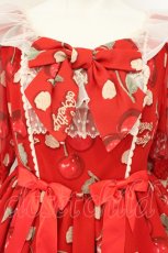 画像2: Angelic Pretty / Creamy Cherry SpecialワンピースSet  アカ O-26-08-01-1035-AP-OP-IG-OS (2)