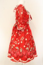 画像4: Angelic Pretty / Creamy Cherry SpecialワンピースSet  アカ O-26-08-01-1035-AP-OP-IG-OS (4)