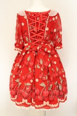 画像5: Angelic Pretty / Creamy Cherry SpecialワンピースSet  アカ O-26-08-01-1035-AP-OP-IG-OS (5)