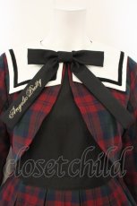 画像2: Angelic Pretty / Bunny CollegeクラシカルワンピースSet  アカ×グリーンチェック O-26-08-01-1036-AP-OP-IG-OS (2)