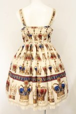 画像5: Angelic Pretty / British Crownシャーリングジャンパースカート  アイボリー O-26-08-01-1037-AP-OP-IG-OS (5)