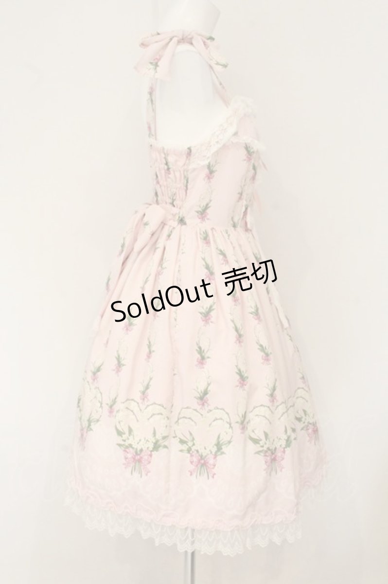 画像4: Angelic Pretty / すずらんBouquetジャンパースカート  ピンク O-26-08-01-1038-AP-OP-IG-OS (4)
