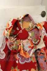 画像2: ATELIER PIERROT / 雅バッスルスカート  レッド×ホワイト O-26-08-01-1039-EL-SK-OW-OS (2)