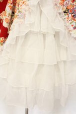 画像3: ATELIER PIERROT / 雅バッスルスカート  レッド×ホワイト O-26-08-01-1039-EL-SK-OW-OS (3)