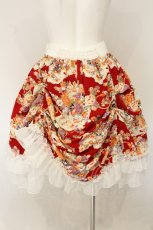画像5: ATELIER PIERROT / 雅バッスルスカート  レッド×ホワイト O-26-08-01-1039-EL-SK-OW-OS (5)