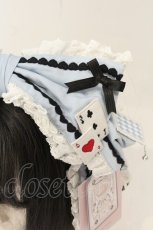 画像2: Hoshibako Works / Sweet Unbirthday　ビッグカチューシャ  サックス O-26-08-01-1001-LO-AC-OW-OS (2)