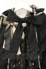 画像2: metamorphose / Dressyジャガードレースマント  クロ O-26-08-01-1042-ME-CO-OW-OS (2)