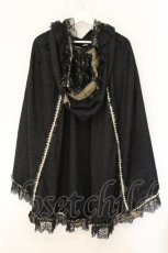 画像5: metamorphose / Dressyジャガードレースマント  クロ O-26-08-01-1042-ME-CO-OW-OS (5)