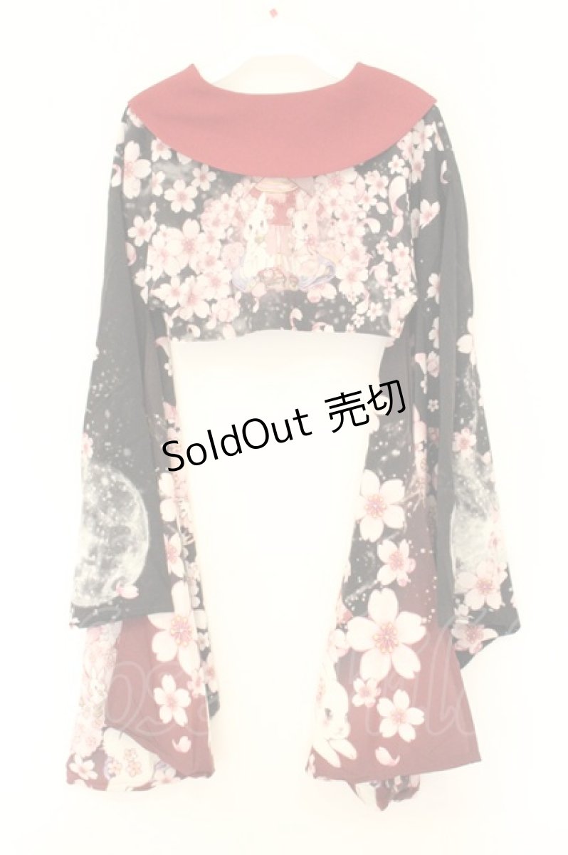 画像4: Royal Princess Alice / 絢爛桜姫振袖ジャケット  クロ O-26-08-01-1043-LO-JA-OW-OS (4)