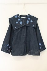 画像1: CAMOOONI / 葡萄刺繍デニムジャケット L インディゴ O-26-08-01-1046-LO-JA-OW-OS (1)