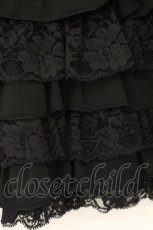 画像3: Ozz oneste / ティアードショートパンツ  ブラック O-26-08-01-1055-OO-PA-OW-OS (3)
