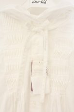 画像2: PINK HOUSE / 三つ子のくまの冬支度刺繍使いブラウス  シロ O-26-08-01-1007-LO-BL-OW-OS (2)