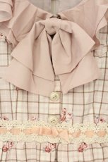 画像2: LIZ LISA / チェックローズワンピース  ピンク O-26-08-01-1065-LO-OP-IG-OS (2)