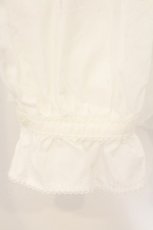 画像4: PINK HOUSE / 三つ子のくまの冬支度刺繍使いブラウス  シロ O-26-08-01-1007-LO-BL-OW-OS (4)