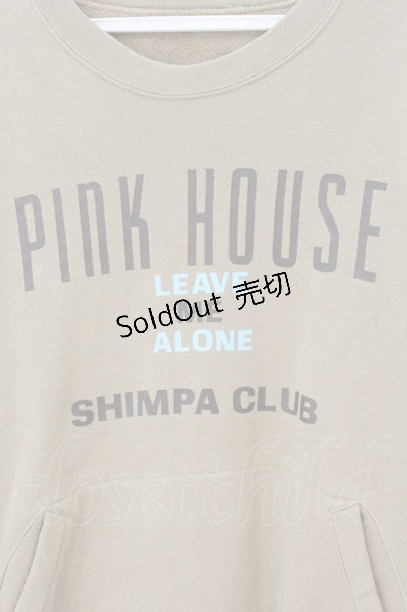 画像2: PINK HOUSE / プリントスウェット  ブラウン O-26-08-01-1011-LO-TO-IG-OS (2)