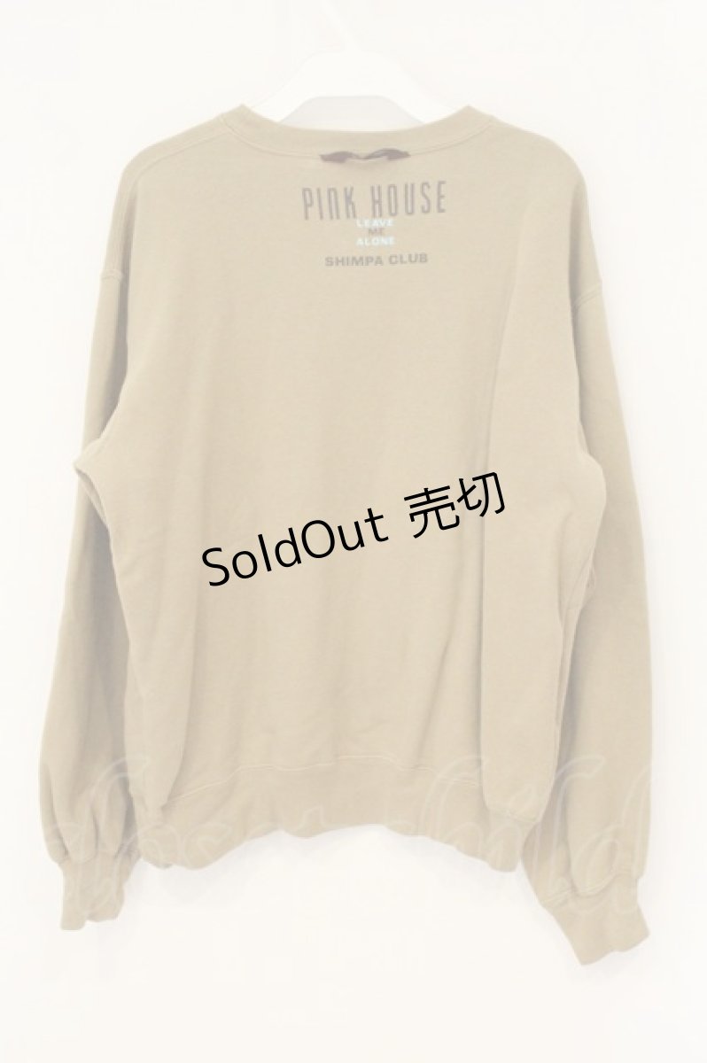 画像4: PINK HOUSE / プリントスウェット  ブラウン O-26-08-01-1011-LO-TO-IG-OS (4)