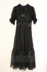 画像1: couture BY ROJITA / ティアードシアーロングワンピース F クロ O-26-08-01-1015-LO-OP-OW-OS (1)