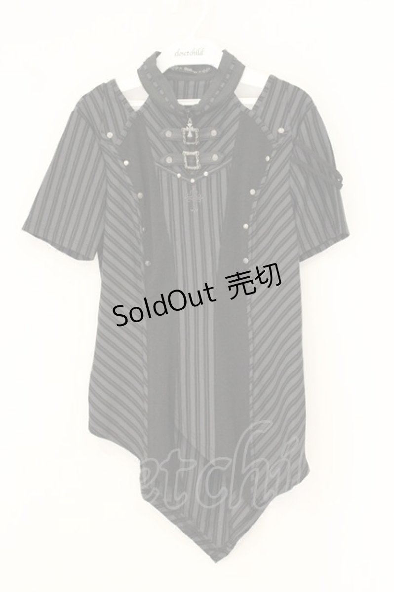 画像1: Ozz Croce / Garden of Fallen Angel プルオーバー  グレー×ブラック O-26-08-01-1016-OO-TO-OW-OS (1)