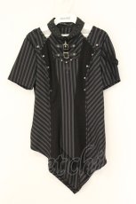 画像1: Ozz Croce / Garden of Fallen Angel プルオーバー  グレー×ブラック O-26-08-01-1016-OO-TO-OW-OS (1)