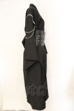 画像3: ACDC RAG / 囚鴉 KIMONO　着物セットアップ  ブラック O-26-08-01-1018-PU-OP-OW-OS (3)