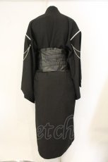 画像4: ACDC RAG / 囚鴉 KIMONO　着物セットアップ  ブラック O-26-08-01-1018-PU-OP-OW-OS (4)