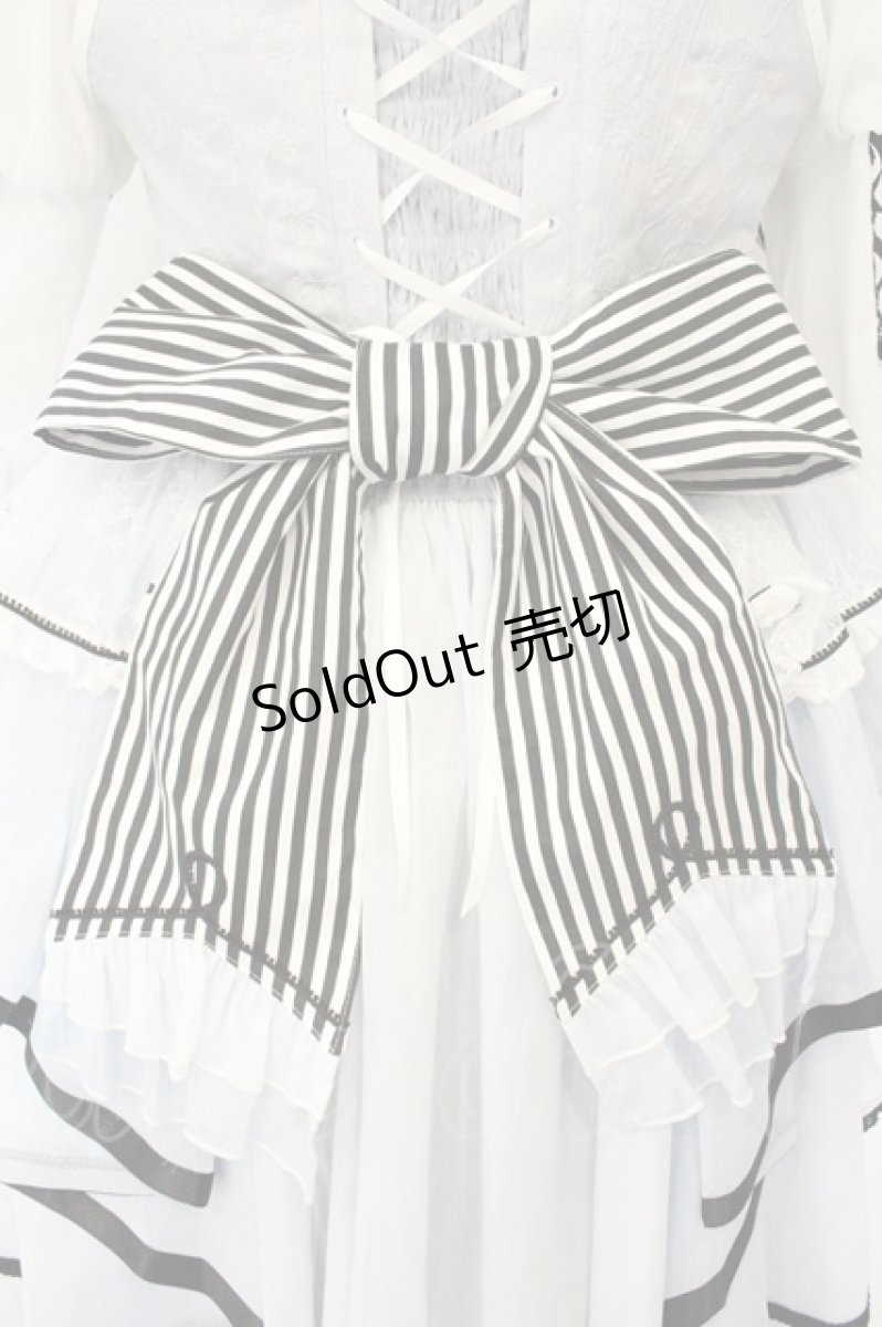 画像6: Hoshibako Works / Sweet Unbirthday　プリンスブラウス+リボンコルセット+テールドロワーズ  サックス×シロ×クロ O-26-08-01-1019-LO-OP-OW-OS (6)