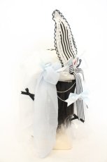 画像4: Hoshibako Works / Sweet Unbirthday　ラビットイアーシルクハット  サックス O-26-08-01-1002-LO-AC-OW-OS (4)