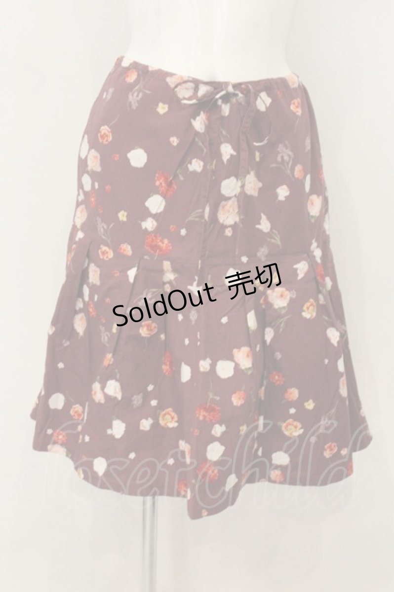 画像4: WONDERFUL WORLD / 花がらチャイナチュニック スカセットート  パープル O-26-08-01-014-LO-BL-IG-OS (4)
