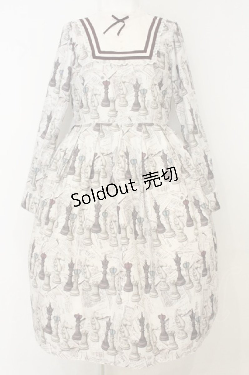 画像1: Melody BasKet / Chess gameヨーク切替ワンピース L アイボリー O-26-08-01-017-LO-OP-IG-OS (1)