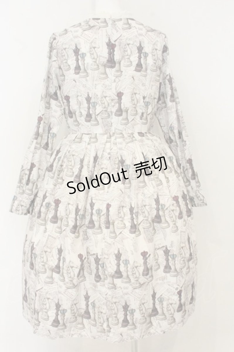 画像3: Melody BasKet / Chess gameヨーク切替ワンピース L アイボリー O-26-08-01-017-LO-OP-IG-OS (3)