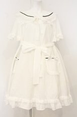画像1: LIEF / 夏のお出掛けお嬢様ワンピース XL シロ O-26-08-01-018-LO-OP-IG-OS (1)